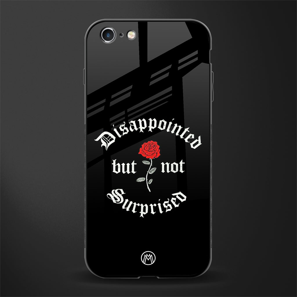 disappointed but not surprised glass case for iphone 6 plus image