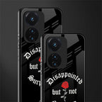 disappointed but not surprised back phone cover | glass case for vivo t1 44w 4g