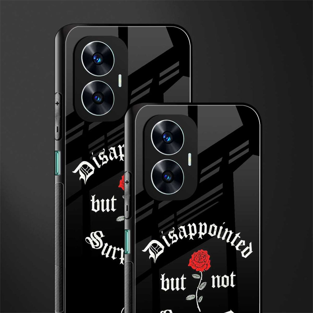 disappointed but not surprised back phone cover | glass case for realme c55