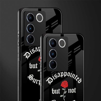 disappointed but not surprised back phone cover | glass case for vivo v27 pro 5g