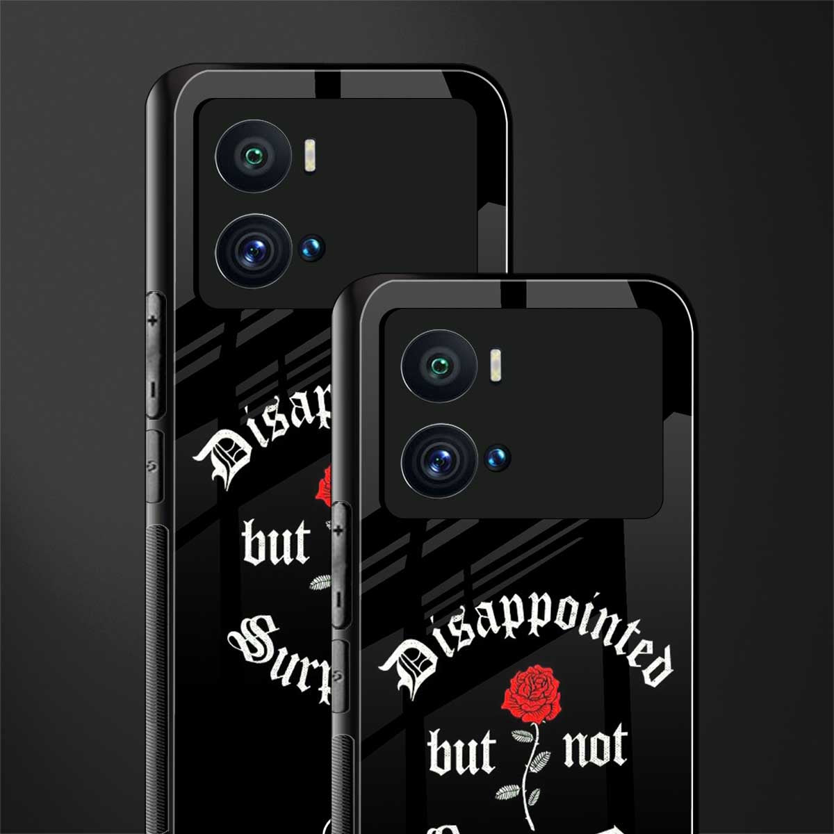 disappointed but not surprised back phone cover | glass case for iQOO 9 Pro