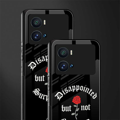 disappointed but not surprised back phone cover | glass case for iQOO 9 Pro