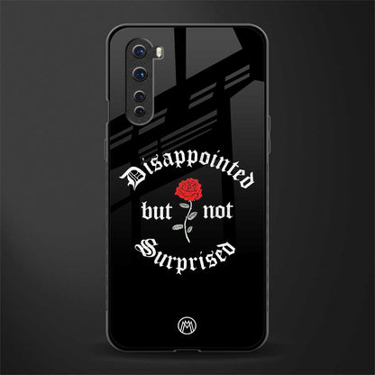 disappointed but not surprised glass case for oneplus nord ac2001 image