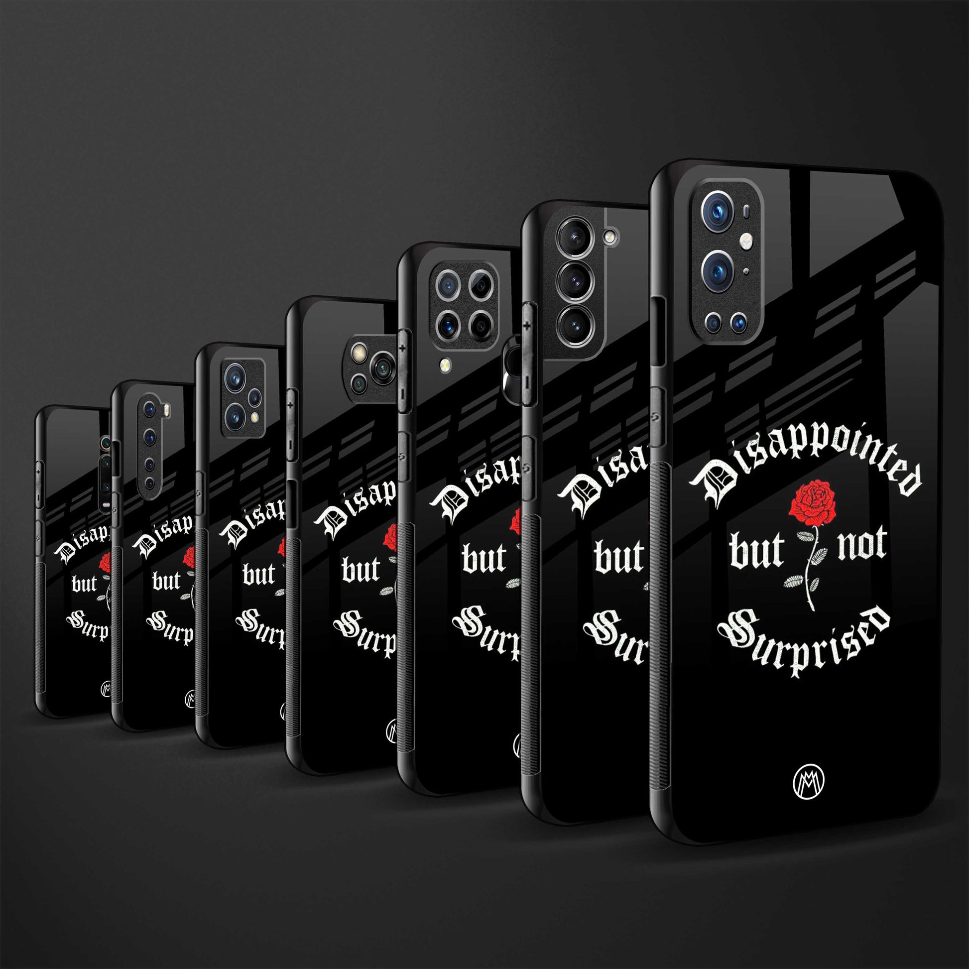 disappointed but not surprised back phone cover | glass case for iQOO 9 Pro