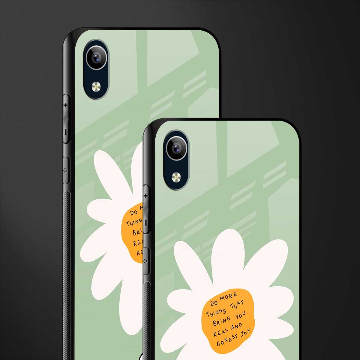 do more things glass case for vivo y1s without fingerprint image-2