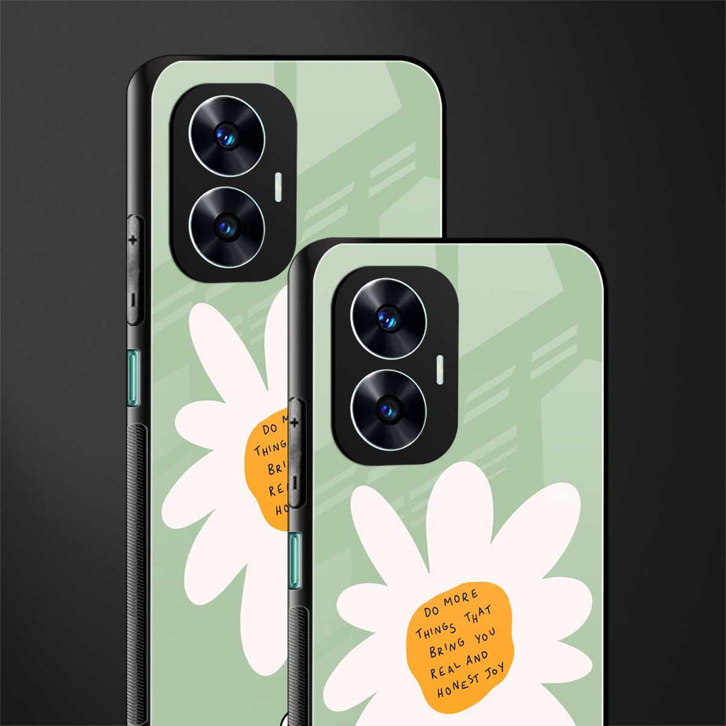 do more things back phone cover | glass case for realme c55
