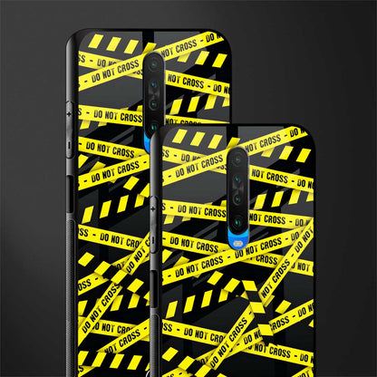 do not cross warning glass case for poco x2 image-2
