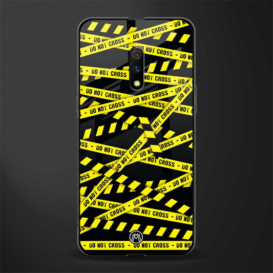do not cross warning glass case for oppo k3 image