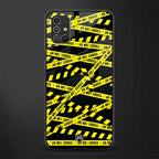 do not cross warning glass case for samsung galaxy m31s image
