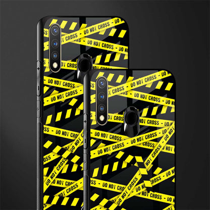 do not cross warning glass case for vivo y19 image-2