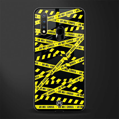 do not cross warning glass case for vivo y19 image