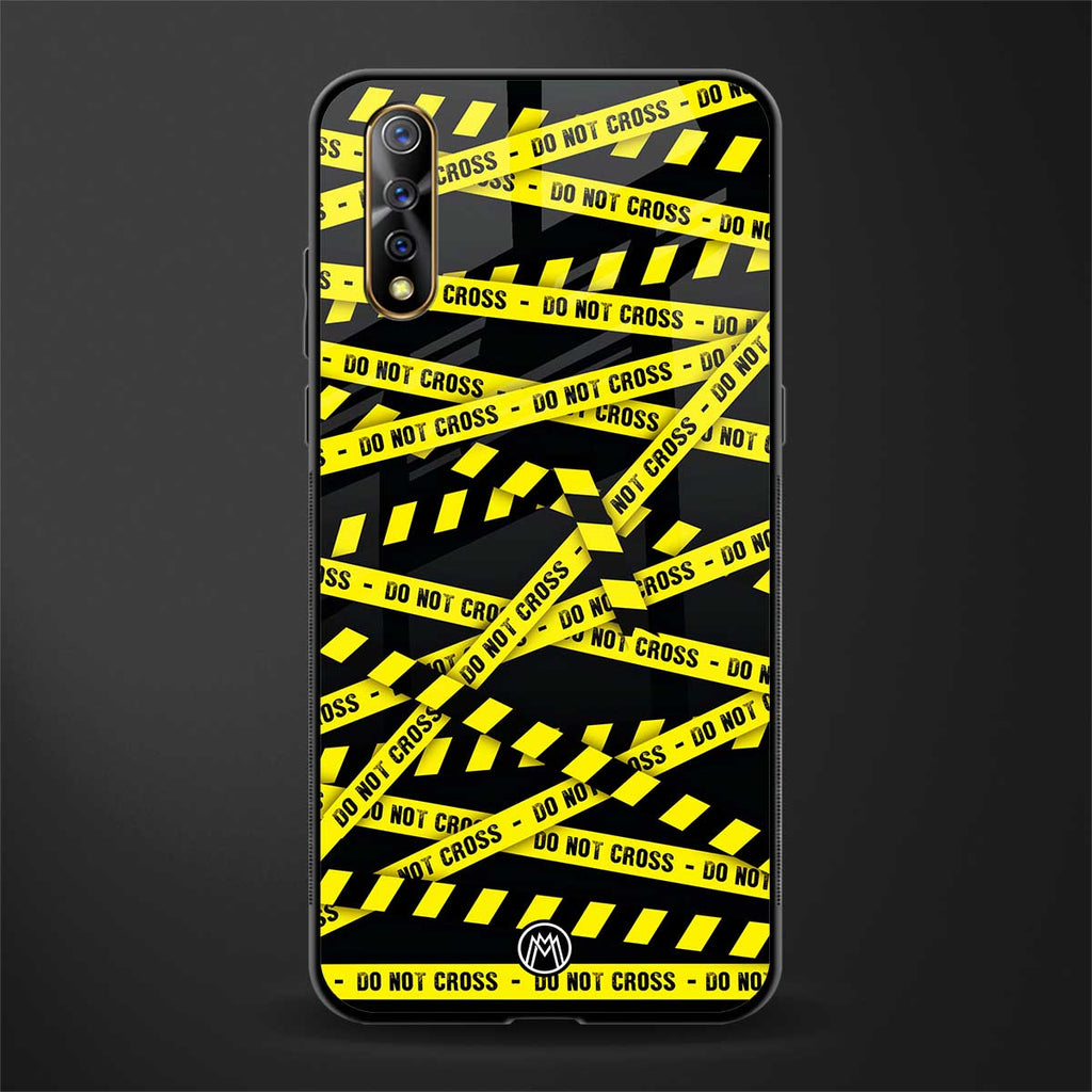 do not cross warning glass case for vivo s1 image