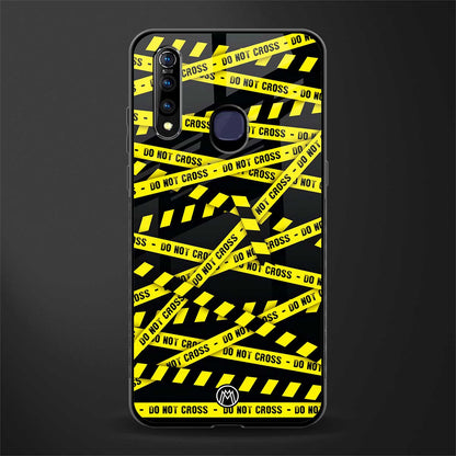 do not cross warning glass case for vivo z1 pro image