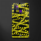 do not cross warning glass case for realme 5 image