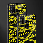 do not cross warning glass case for samsung galaxy f41 image-2