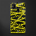 do not cross warning glass case for samsung galaxy f41 image