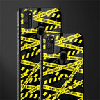do not cross warning glass case for samsung galaxy m21 image-2