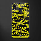do not cross warning glass case for samsung galaxy a20 image