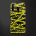 do not cross warning glass case for redmi note 8 image