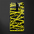 do not cross warning glass case for redmi note 8 pro image