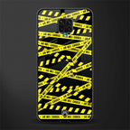 do not cross warning glass case for redmi note 9 pro image