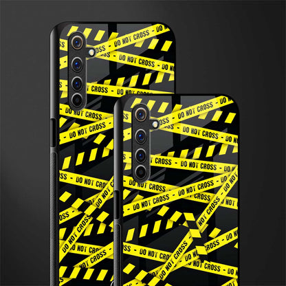 do not cross warning glass case for realme 6 pro image-2