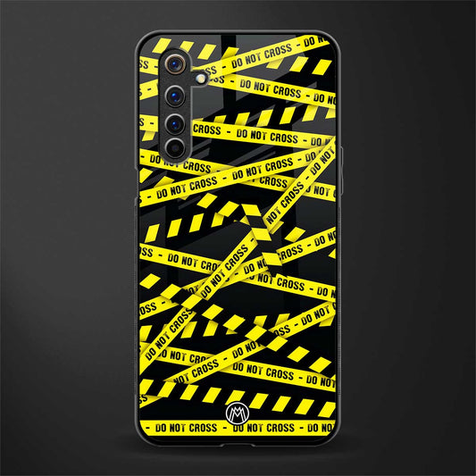 do not cross warning glass case for realme 6i image