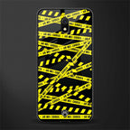 do not cross warning glass case for redmi 8a image