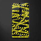 do not cross warning glass case for redmi k20 pro image