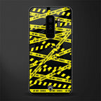do not cross warning glass case for samsung galaxy s9 plus image