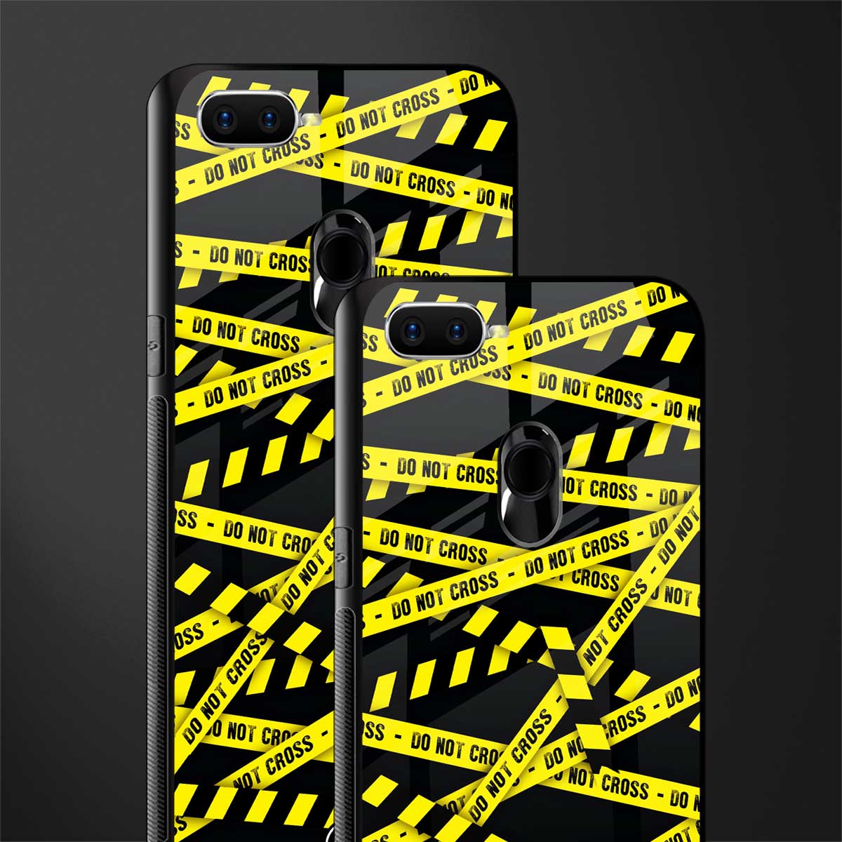 do not cross warning glass case for oppo a5s image-2