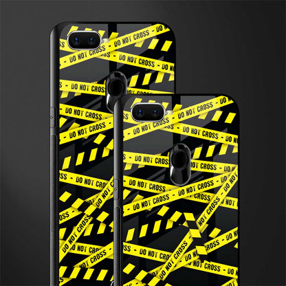 do not cross warning glass case for oppo a5s image-2
