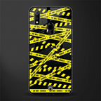 do not cross warning glass case for realme 3 pro image