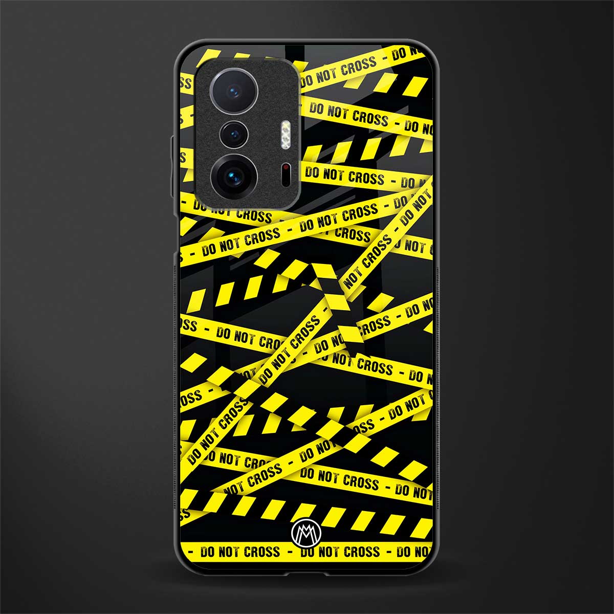 do not cross warning glass case for mi 11t pro 5g image