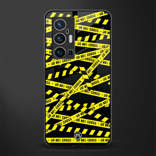 do not cross warning glass case for vivo x70 pro plus image