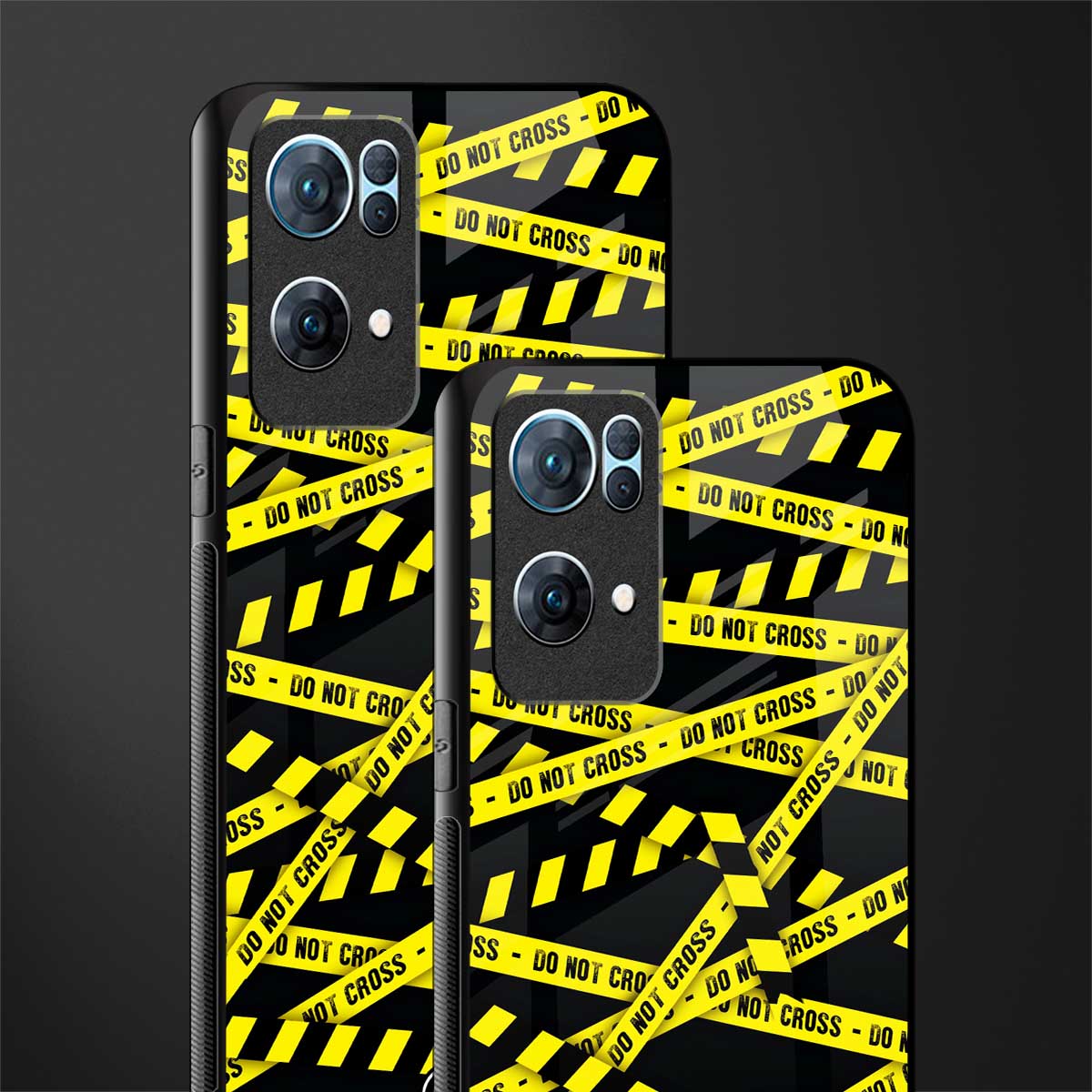 do not cross warning glass case for oppo reno7 pro 5g image-2
