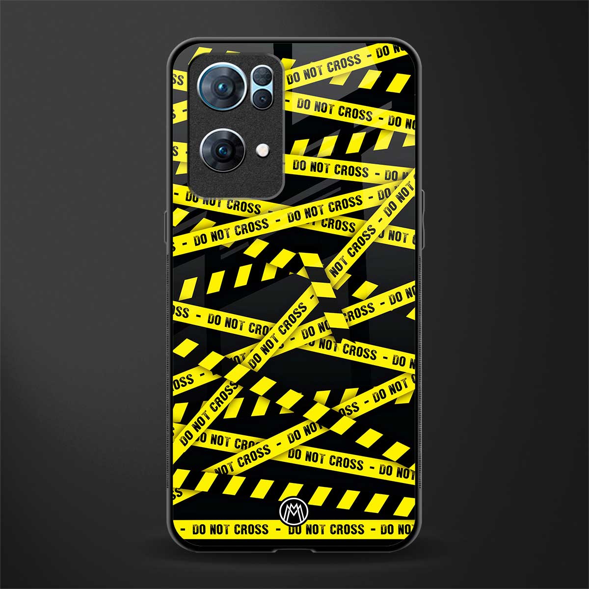 do not cross warning glass case for oppo reno7 pro 5g image