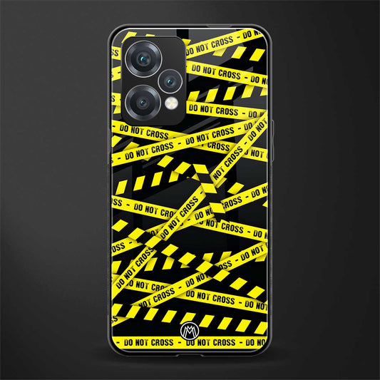do not cross warning back phone cover | glass case for realme 9 pro 5g