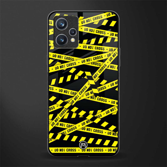 do not cross warning glass case for realme 9 pro plus 5g image