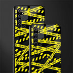 do not cross warning glass case for realme x50 pro image-2