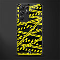 do not cross warning glass case for samsung galaxy s22 ultra 5g image