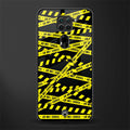 do not cross warning glass case for redmi note 9 image