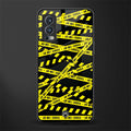 do not cross warning glass case for oneplus nord 2 5g image