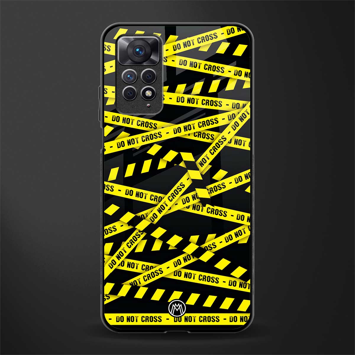do not cross warning glass case for redmi note 11s image