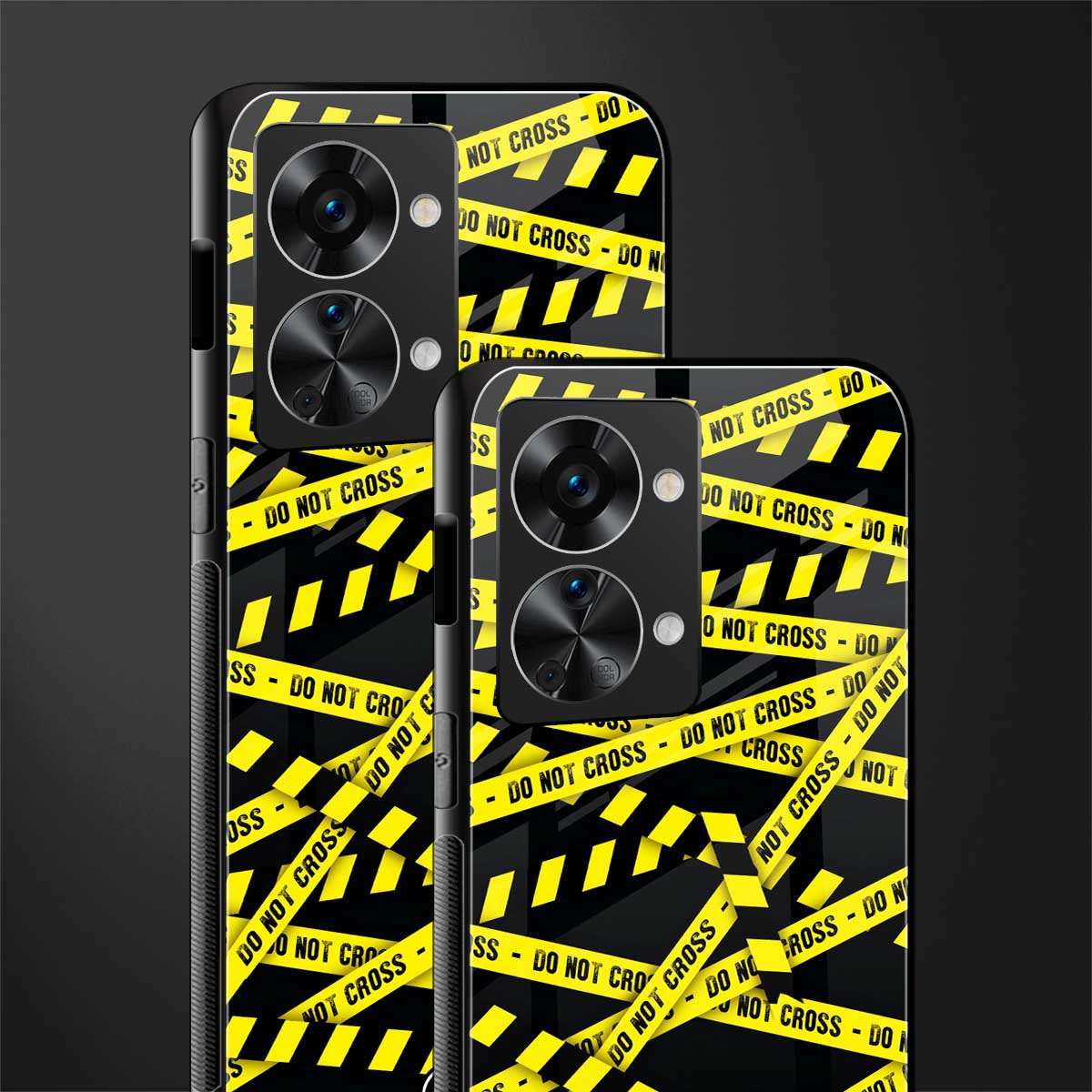 do not cross warning glass case for phone case | glass case for oneplus nord 2t 5g