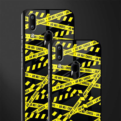 do not cross warning glass case for vivo y91 image-2