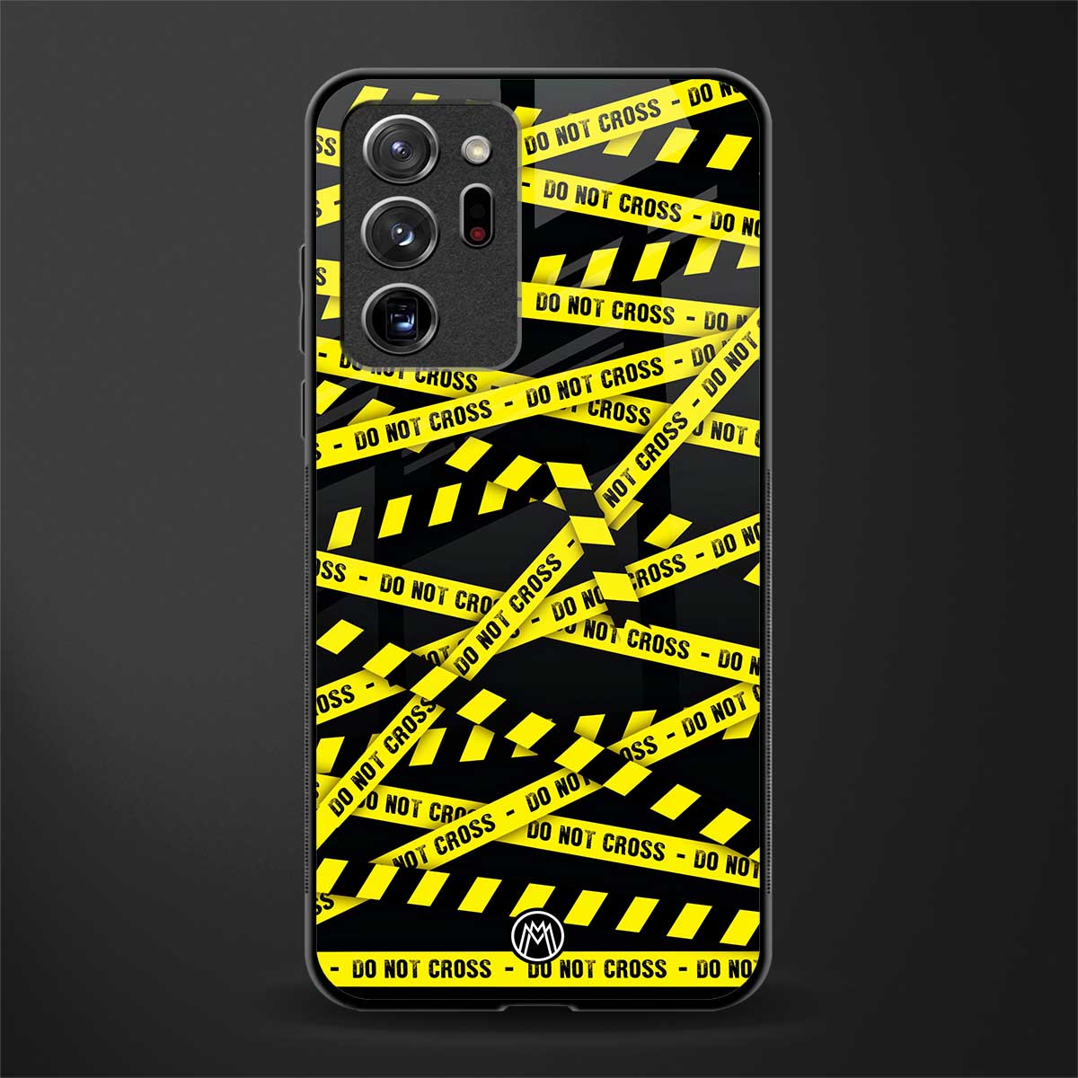 do not cross warning glass case for samsung galaxy note 20 ultra 5g image