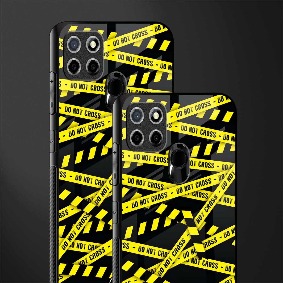 do not cross warning glass case for realme narzo 30a image-2