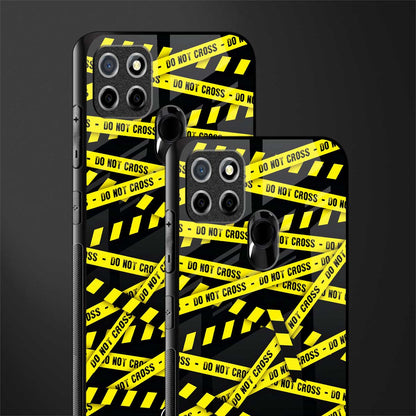 do not cross warning glass case for realme narzo 30a image-2