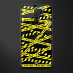 do not cross warning glass case for redmi 9 prime image